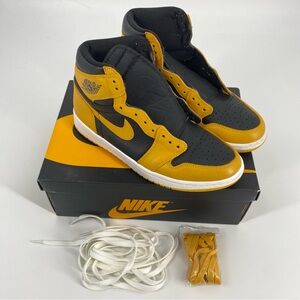 Air Jordan 1 Retro High OG Pollen White Black Shoes